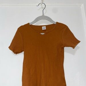 H&M Kids, SHEIN & Garanimals Ruffle Ribbed Tops